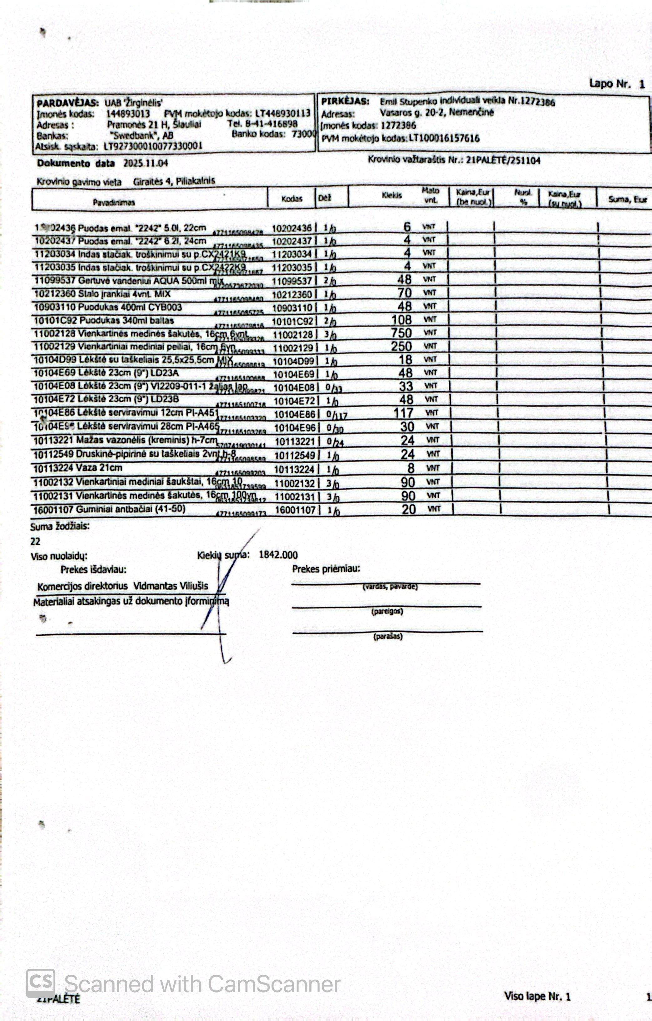 Namų apyvoka Nr. 10