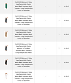 Women's clothing collection