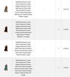 Women's clothing collection
