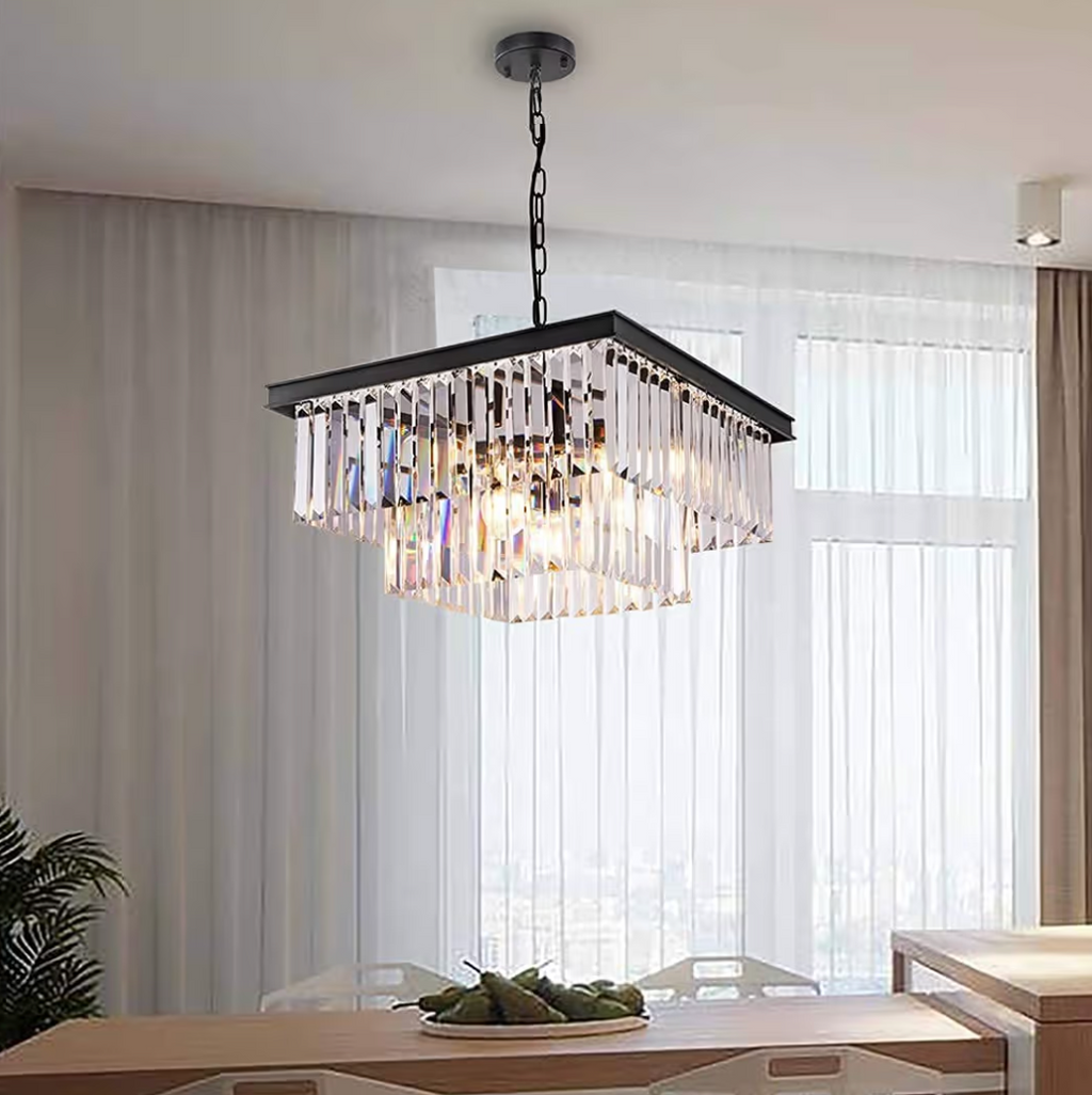 Paletė Krištolinių lempų