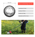 Paletė Plieninių ravėjimo šepečių galvučių