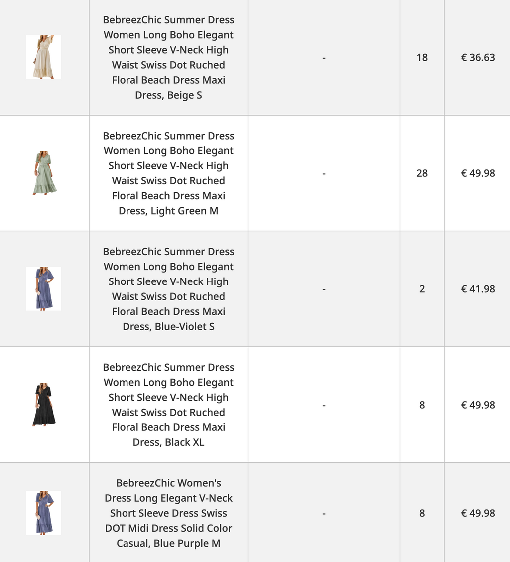 2 paletės suknelių