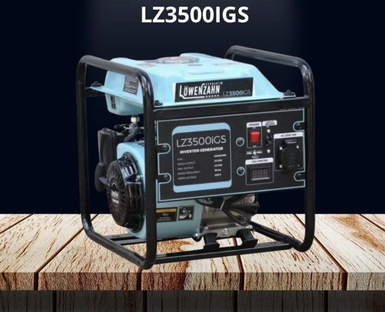 Benzininis inverterinis keturtaktis generatorius LowenZahn LZ3500iGS