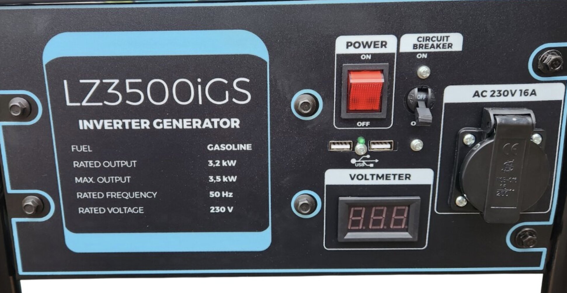 Benzininis inverterinis keturtaktis generatorius LowenZahn LZ3500iGS